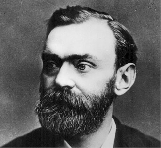 Alfred Nobel, criador da dinamite e do prêmio Nobel